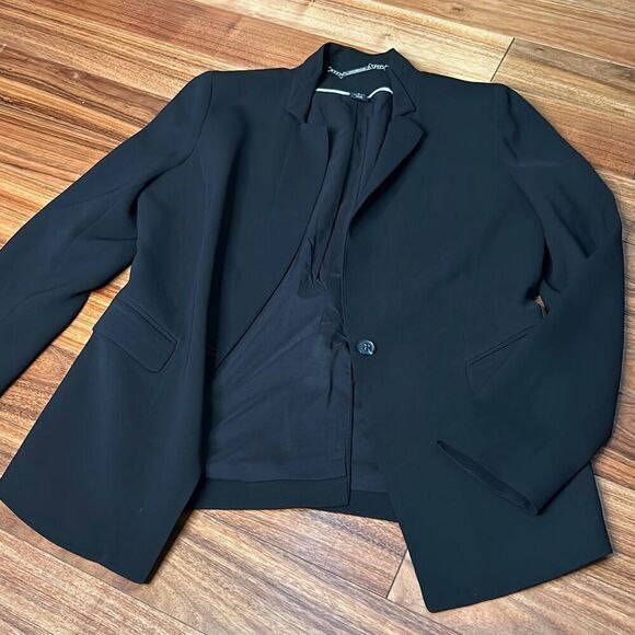 White House black market Editor‎ blazer longer one button business casual jacket - Picture 10 of 10